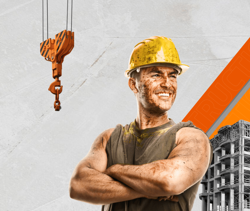 Happy Construction Worker